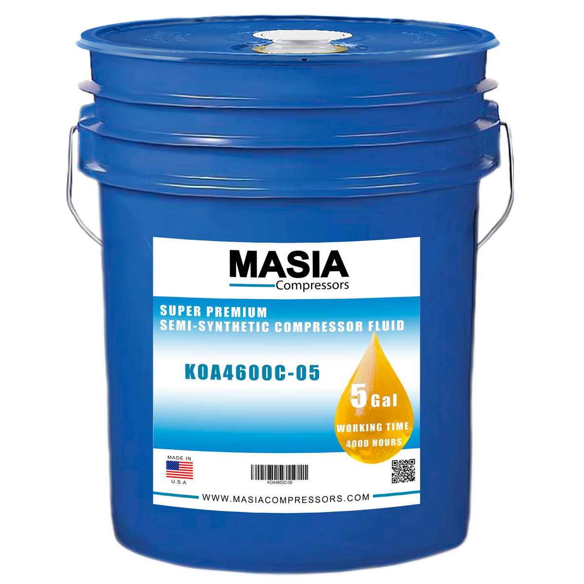 2901-0245-01 Lubricante para Compresor Compatible con Atlas Copco-5 gal
