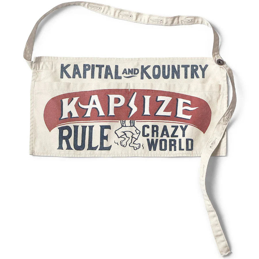 Kapital Canvas Short AD Apron (KAPSIZE RULE) - Red