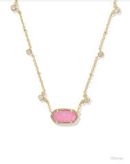 Kendra Scott Mickey Mouse Elisa in Gold Hot Pink Drusy