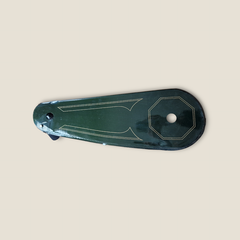 Vintage Hollandrad Kettenkasten aus Lacktuch – 28 Zoll, Grün NOS
