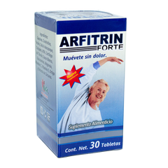 Arfitrin forte; 30 TABLETAS, NACE NATURAL.