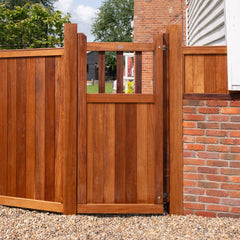 Iroko Cottage Mortise & Tenon Single Side Gate