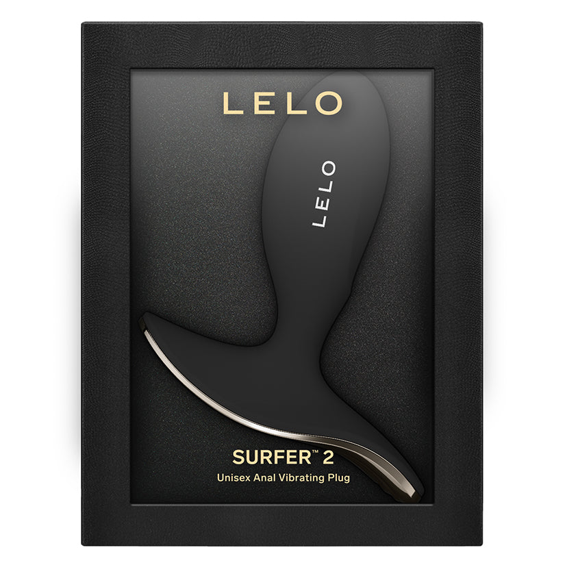 LELO Surfer 2 Black luxury silicone vibrator