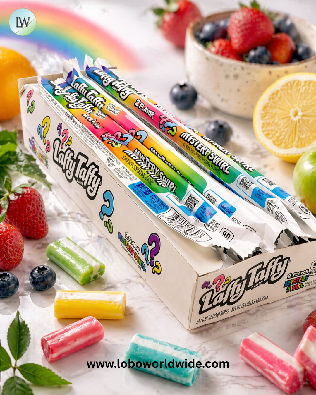 Laffy Taffy Ropes Mystery Flavor 24 Piece