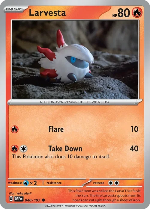 Obsidian Flames Visual Card List