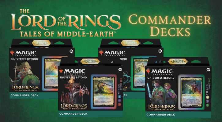 Lord of the Rings Commander Decks & Decklists: All Decklist Revealed!