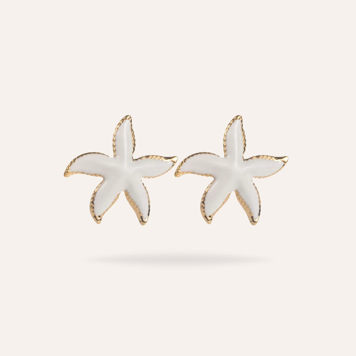 Marine | Boucles d'oreilles étoile en acier inoxydable