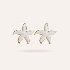 Marine | Boucles d'oreilles étoile en acier inoxydable