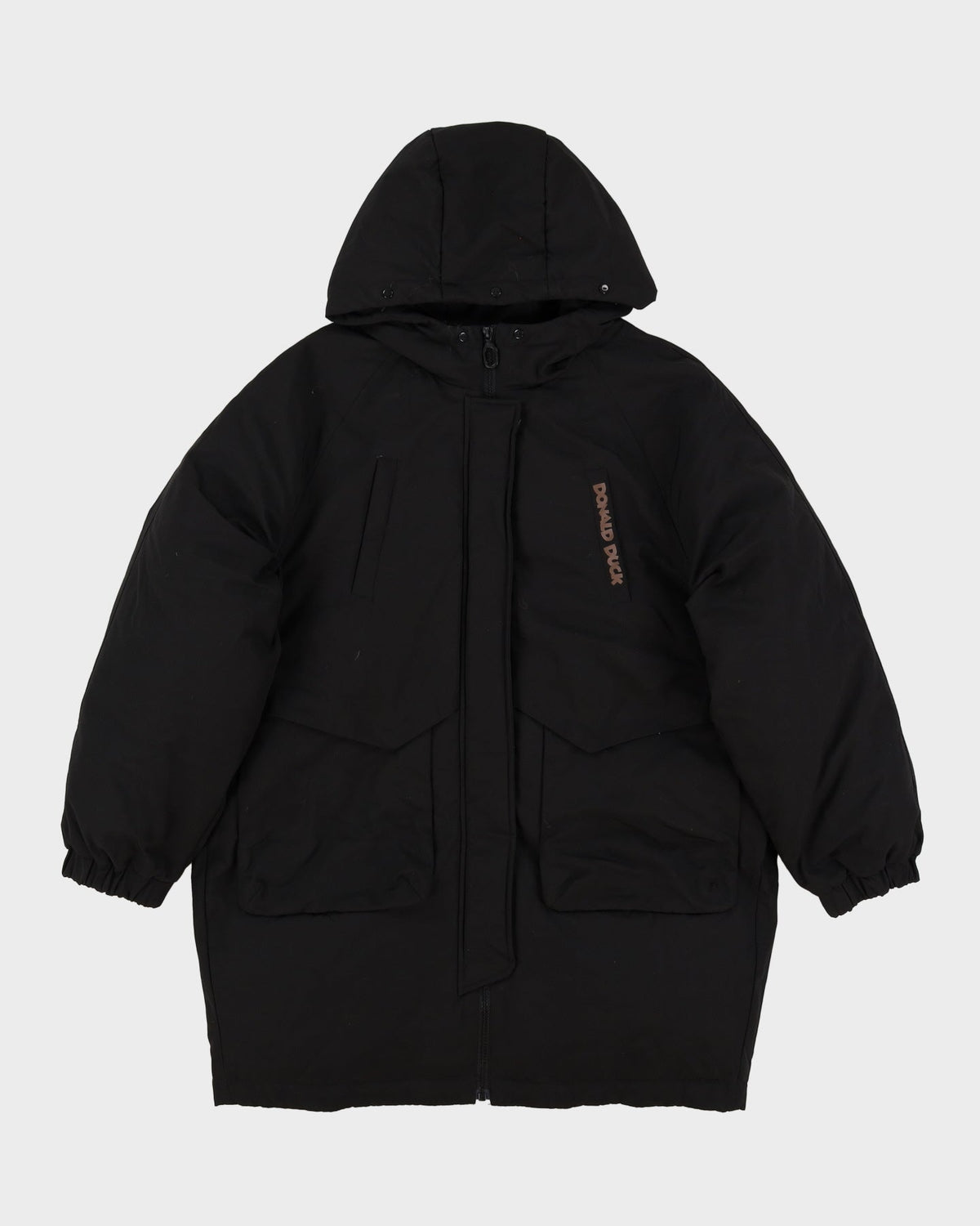 Donald Duck Peacebird X Disney Black Puffer Jacket - L
