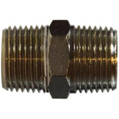 Hex Nipple 3/4 X 3/4 M BSPT N-PLTD HEX NIPP Brass