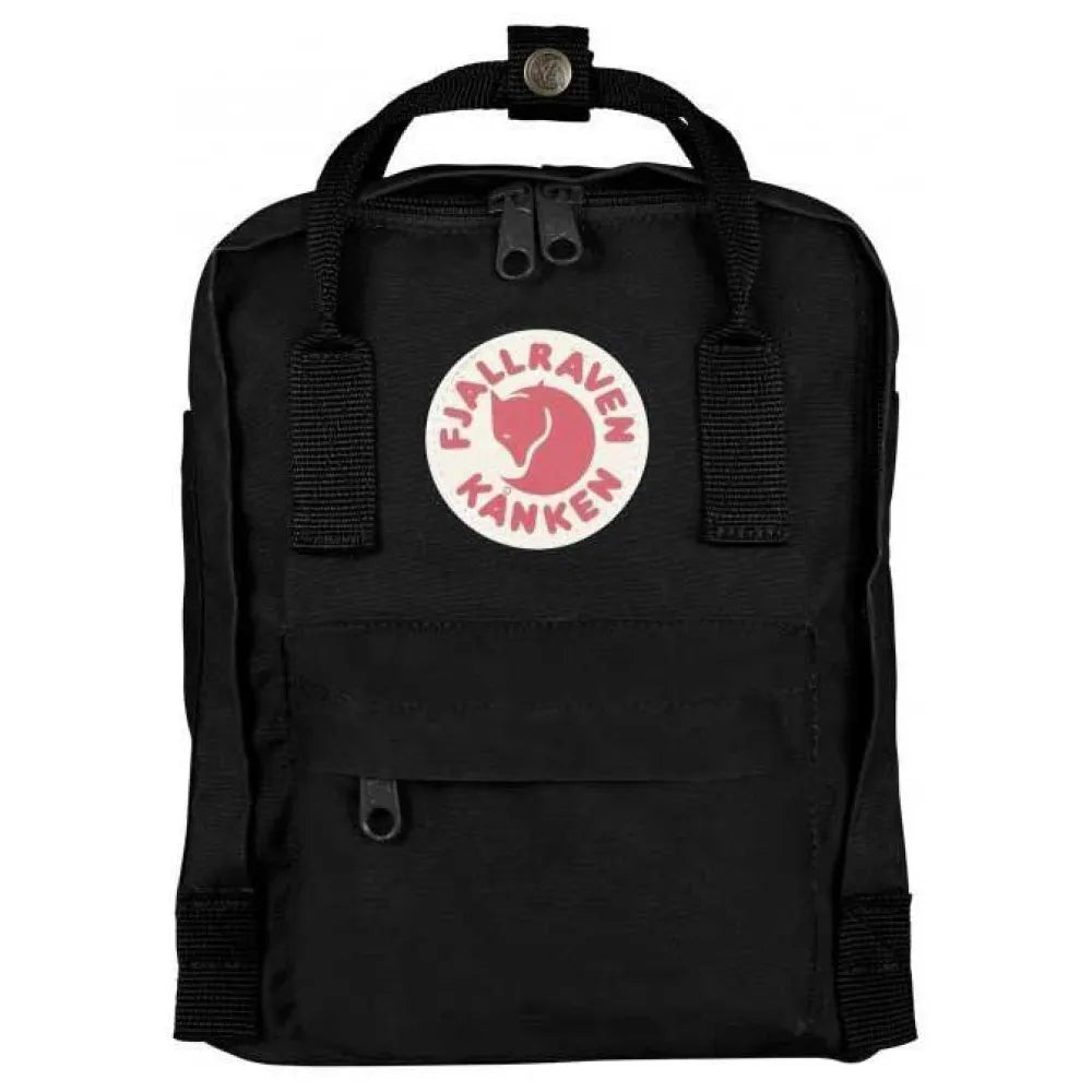 Mochila Fjällräven Kånken Mini Negro Unisex Niño Adulto