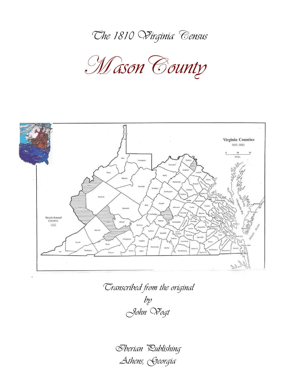 Mason County, Virginia 1810 Census by John Vogt