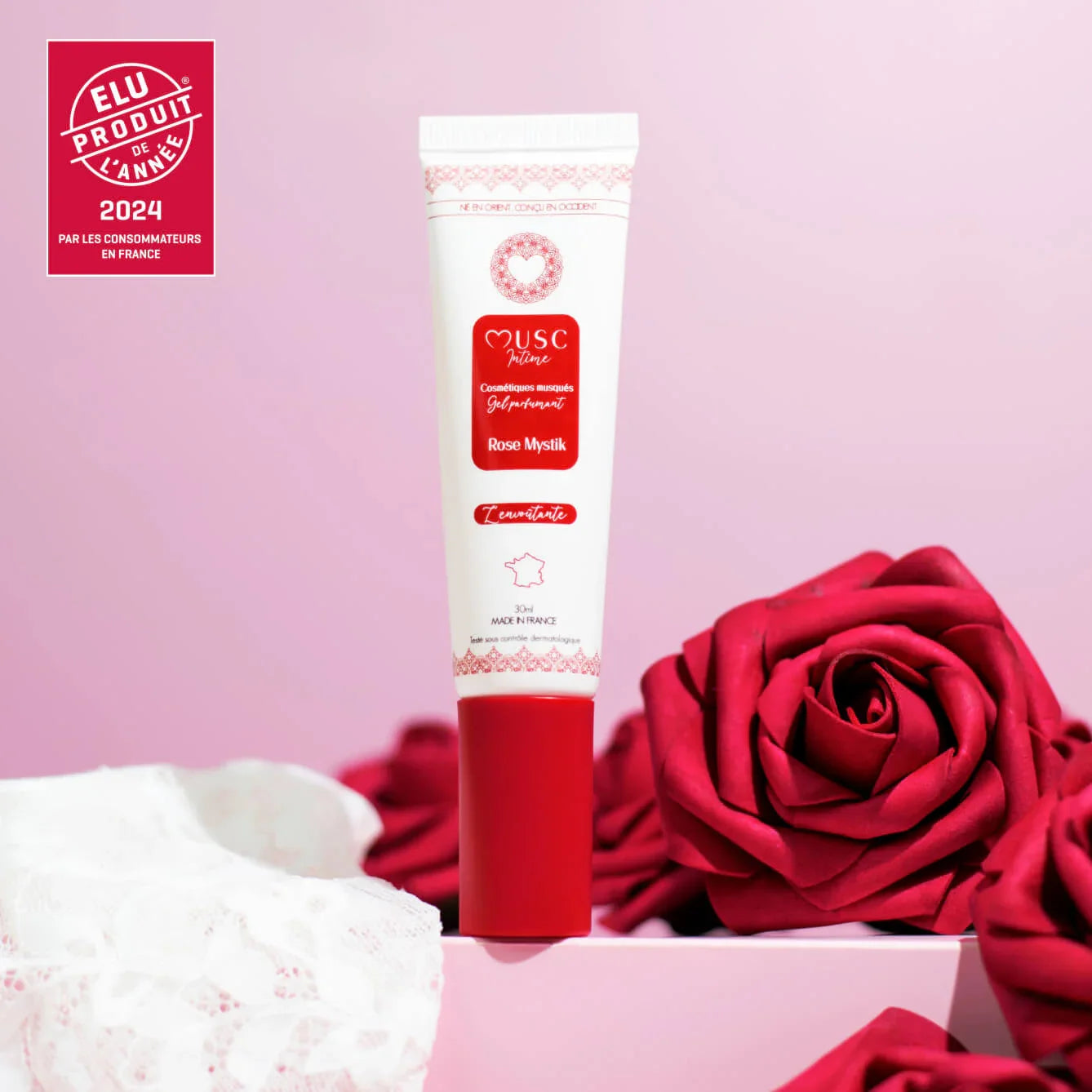 Musc Intime Gel Parfumé Rose mystic  30 ml