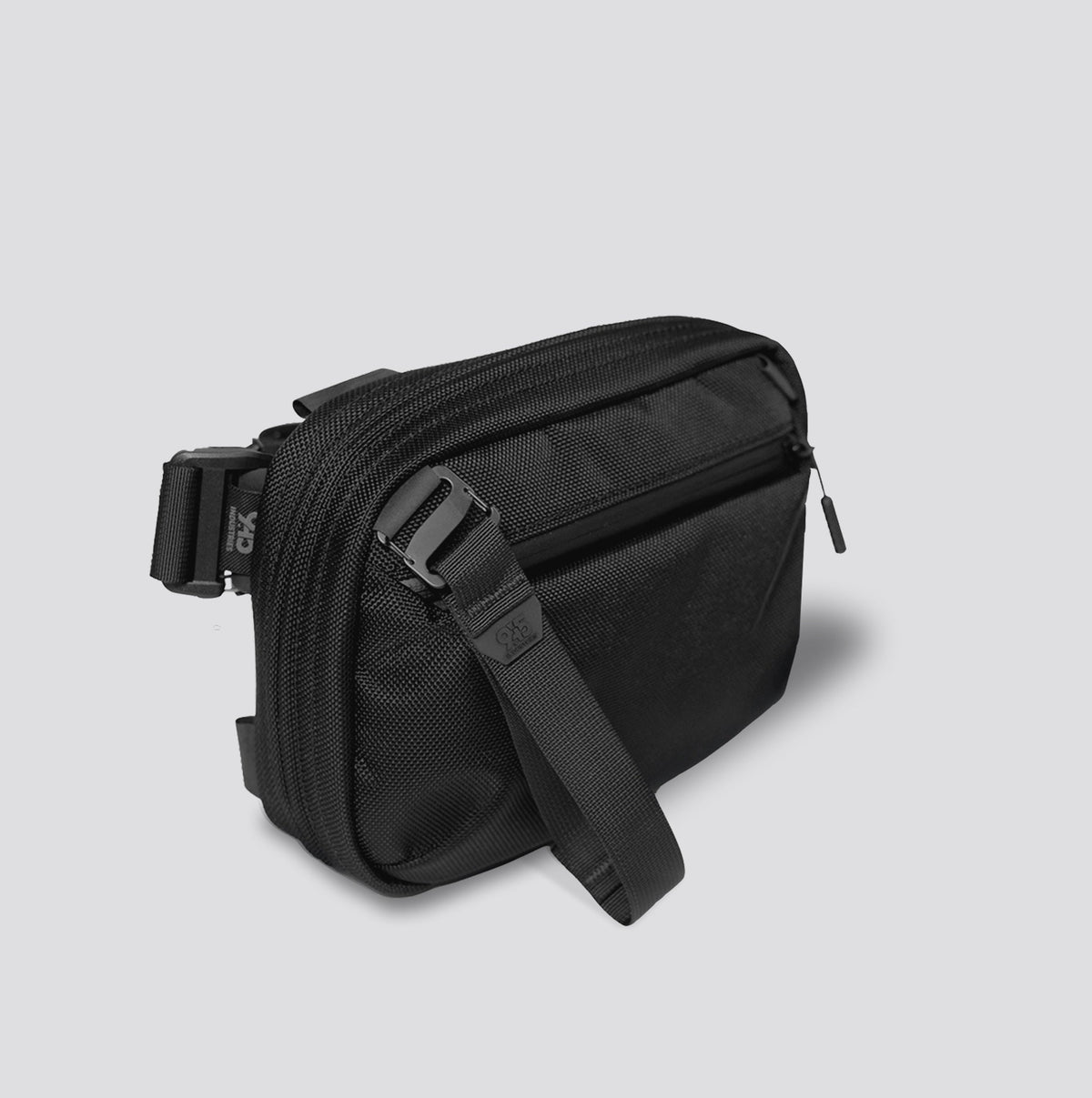 QAP Magnetic [Compact] Concealment Bag Ballistic Black With Kydex Holster