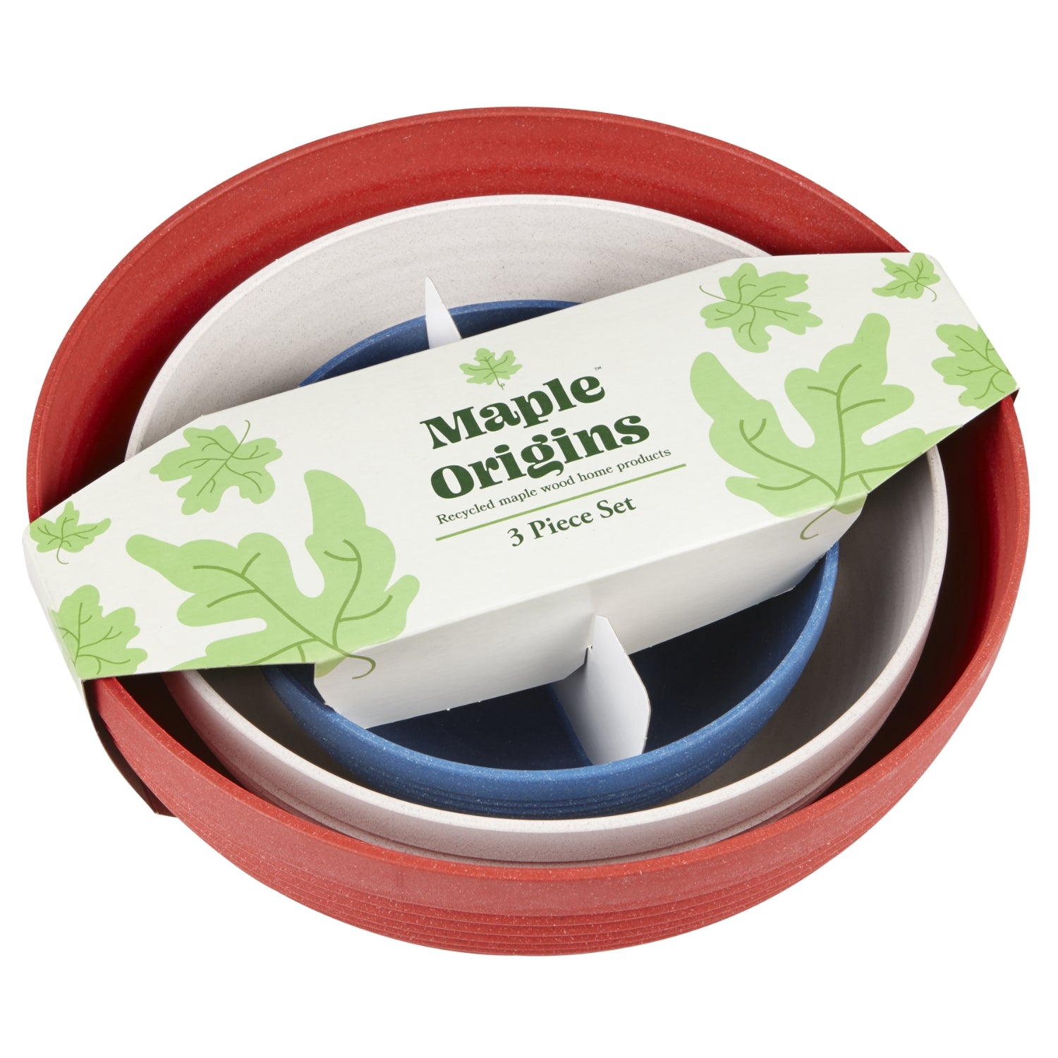 Maple Origins Patriotic Bowl Set