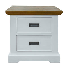 Marline Bedside Table Oak White