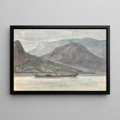 Martinus Rrbye - Fjordlandskab med robd.webp