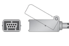 Nellcor Non-Oximax Extension Cable Sensor Connector DB9