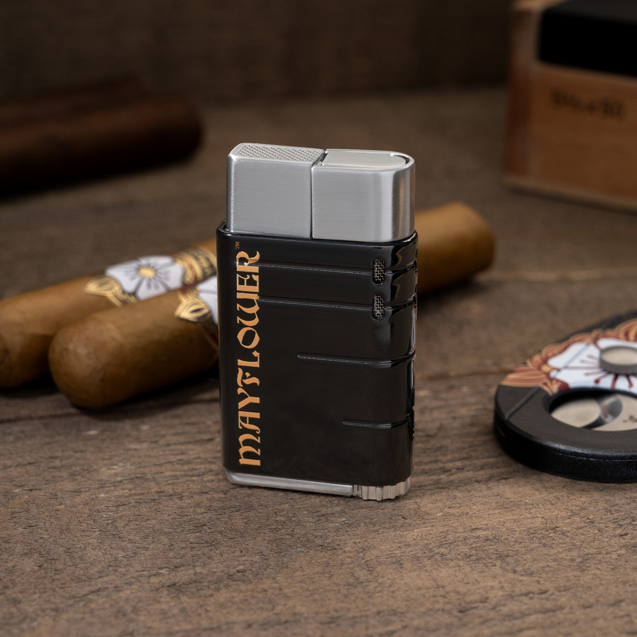 Mayflower Linea Torch Lighter by XIKAR® with Gift Box