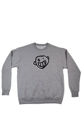 Newbury Comics Toothface Logo Crewneck Sweatshirt - Grey