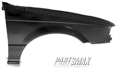1241 | 1991-1994 NISSAN SENTRA RT Front fender assy w/antenna hole | NI1241106|6310065Y35