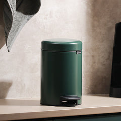 NewIcon Pedal Bin 3L - Pine Green