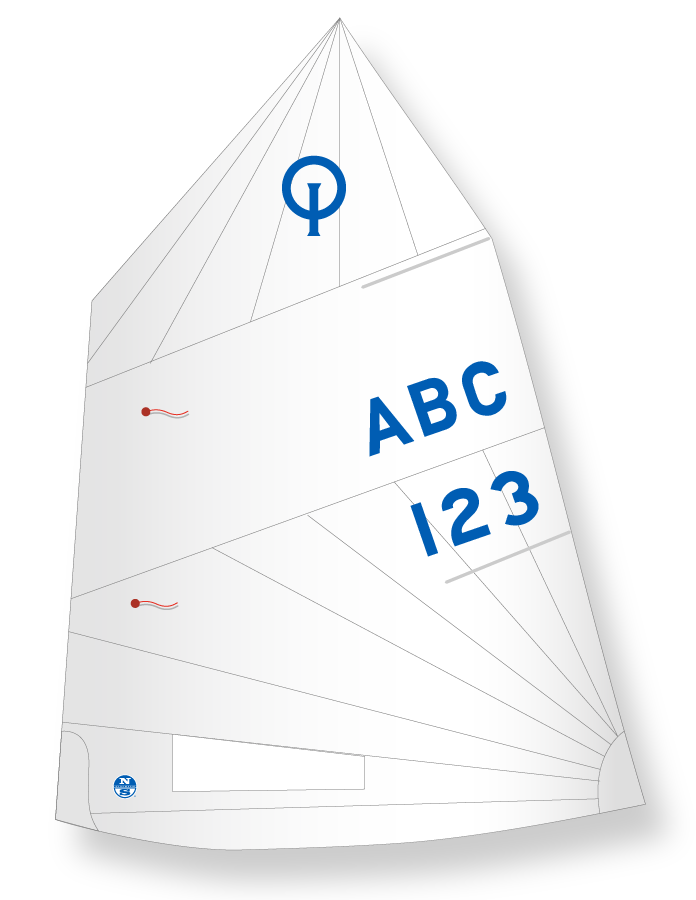 North Sails - V-2 Optimist Sail (75-93 lbs)