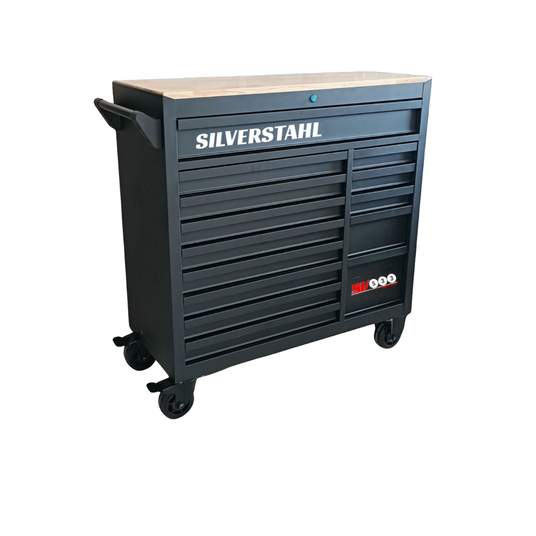 Silverstahl SV533 Profi Line Gereedschapswagen 344-delig | 14 Laden