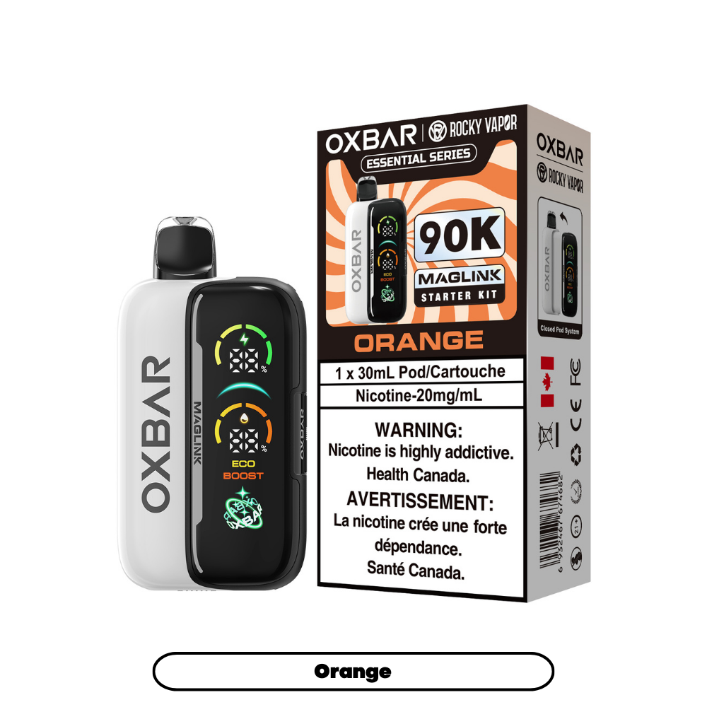 OXBAR X ROCKY VAPOR MAGLINK - STARTER KIT - 90K - ORANGE