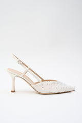 Ninalilou Slingback Avorio Donna
