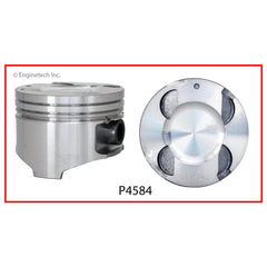 Enginetech P4584(4)STD Engine Piston Set Without Rings for Mazda Protege