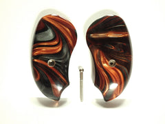 Copper & Silver Pearl Extended Bond Arms Derringer Grips