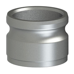 64605012 (50AWB) by PT-Coupling | Cam & Groove Adapter | Type AWB | 5" Adapter x Butt Weld for Schedule 40 Pipe | 316 Stainless Steel