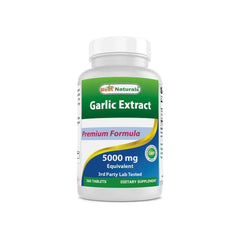 Best Naturals Garlic Extract 5000 mg Equivalent Per Serving- 360 Tablets