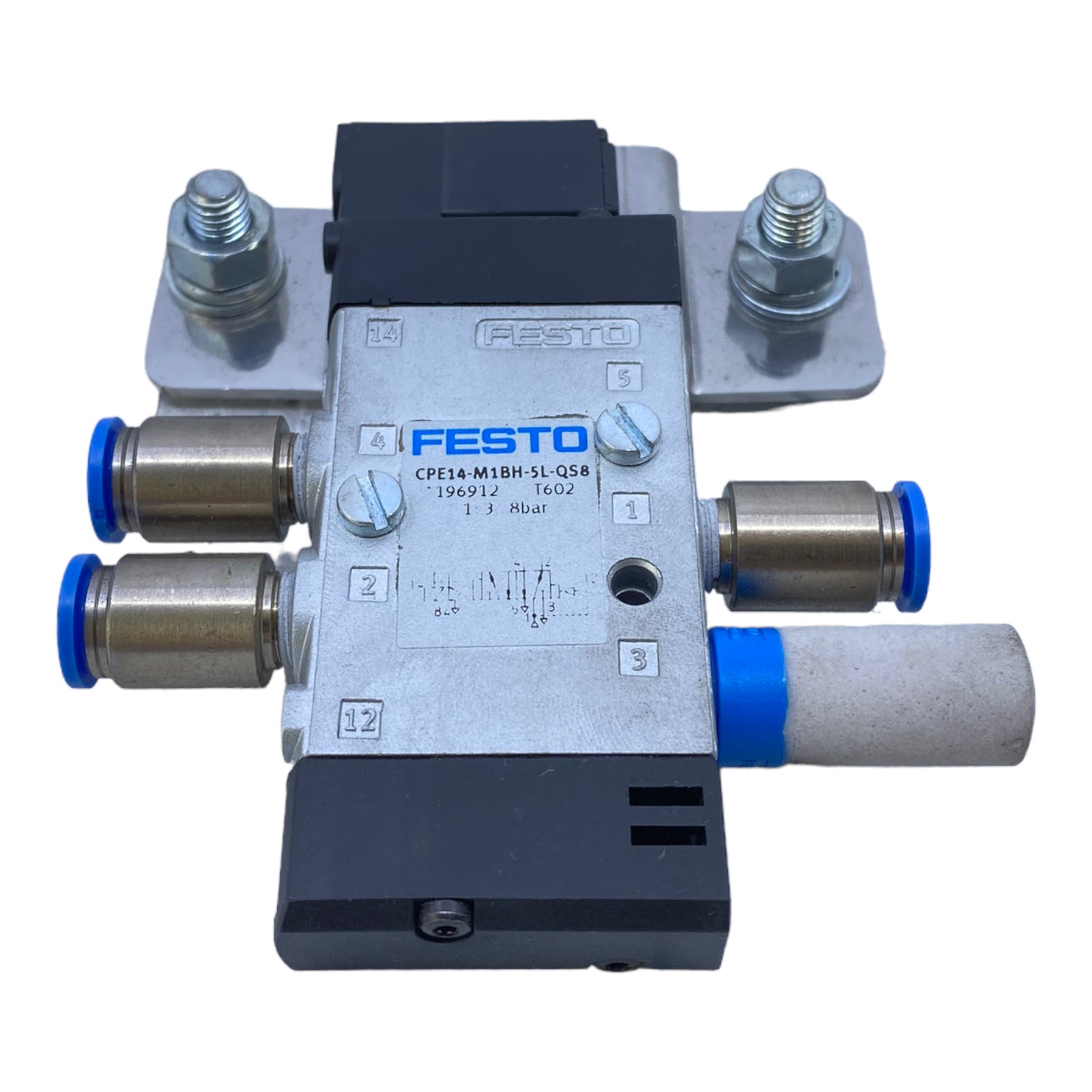 Festo CPE14-M1BH-5L-QS8 Magnetventil 196912 24V DC 1,28 W 2-polig 3 bis 8 bar
