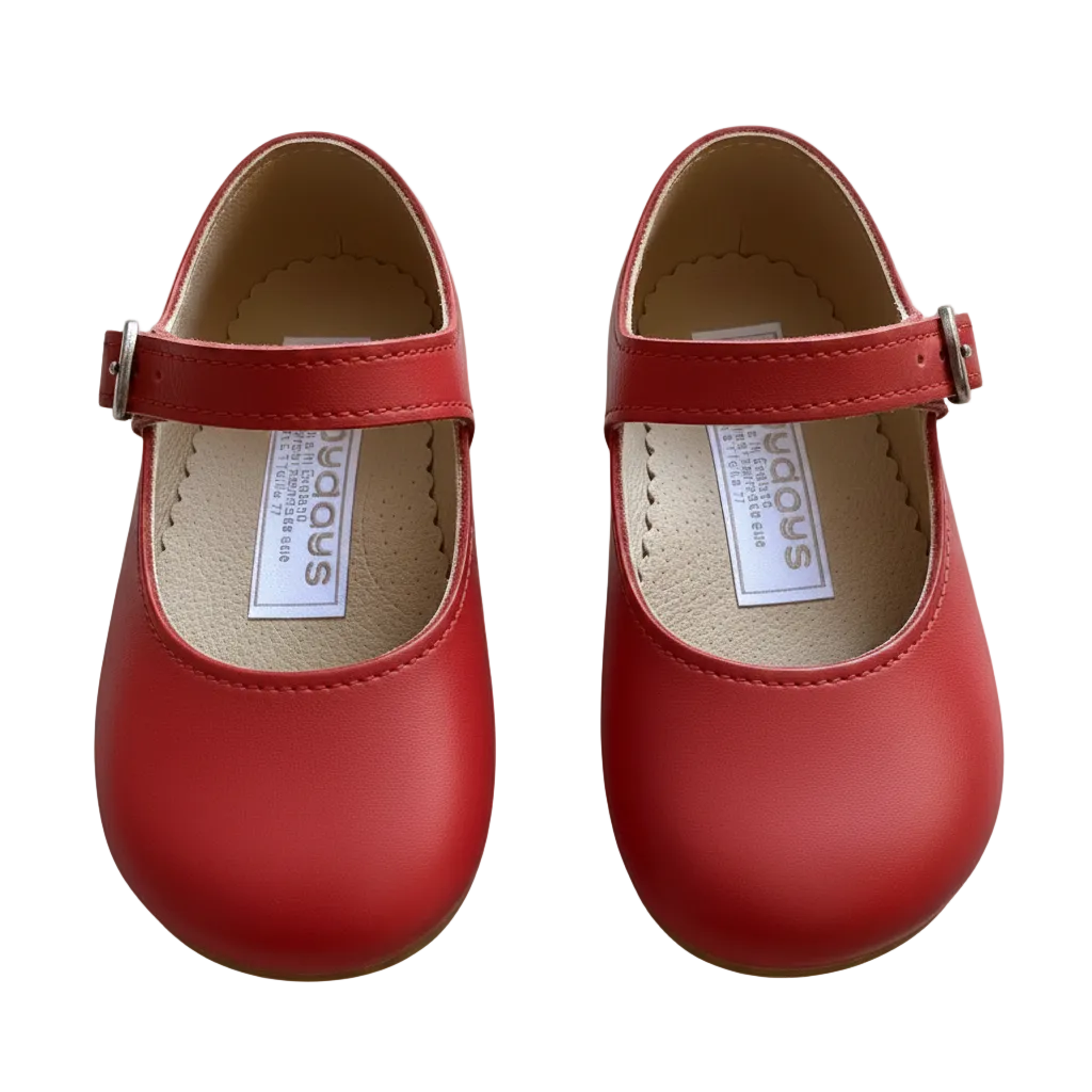 Britannical x Early Days - Mary Jane Pre-Walker Baby Girl Shoes - Red