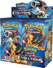 Pokémon Trading Card Games: XY Evolutions Sealed Booster Box, 36 Packs Per  Box