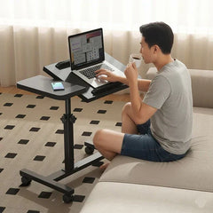 Portable Rolling Laptop Table for Home & Office
