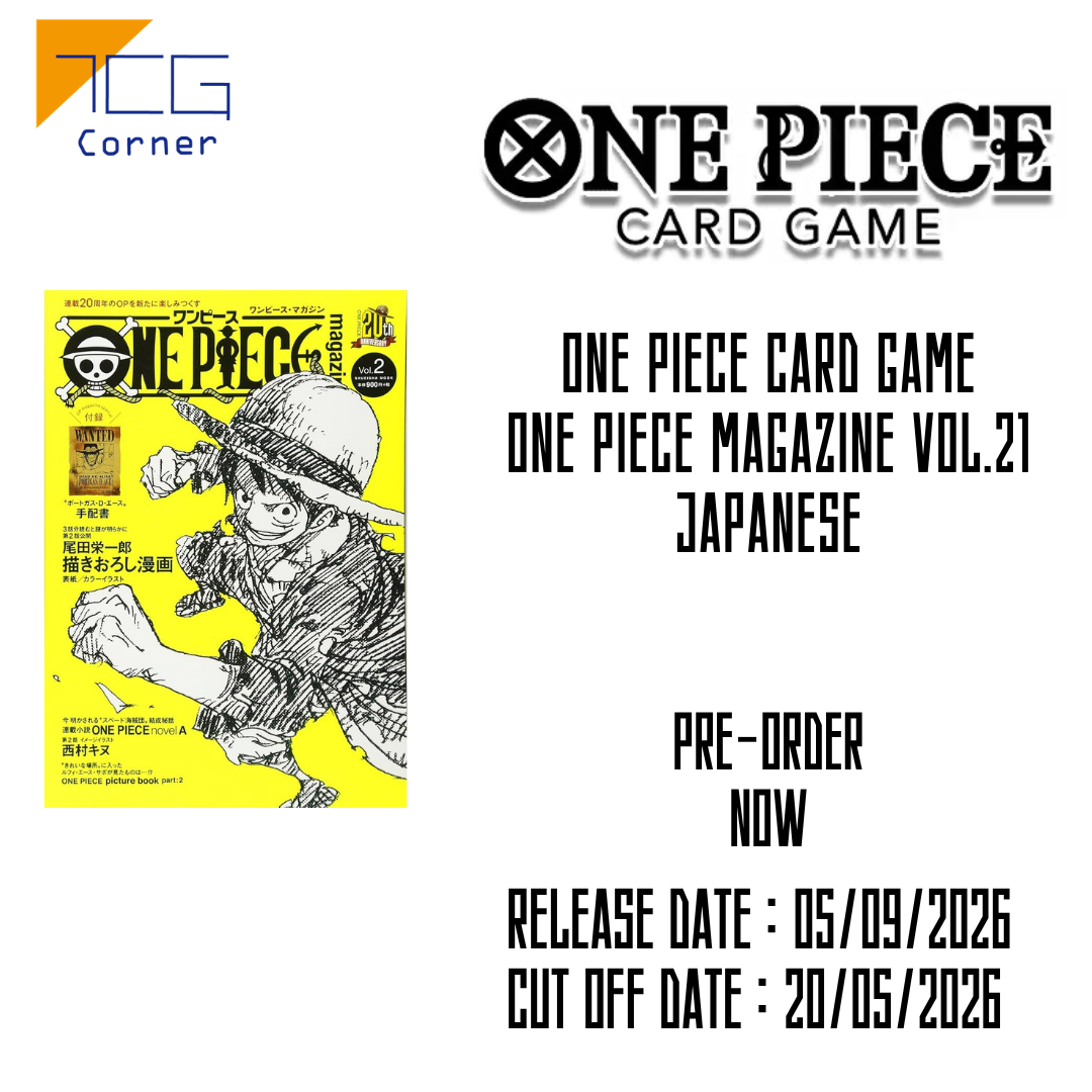 One Piece Card Game ONE PIECE magazine Vol.21 Japanese (with promo card) Pre-Order