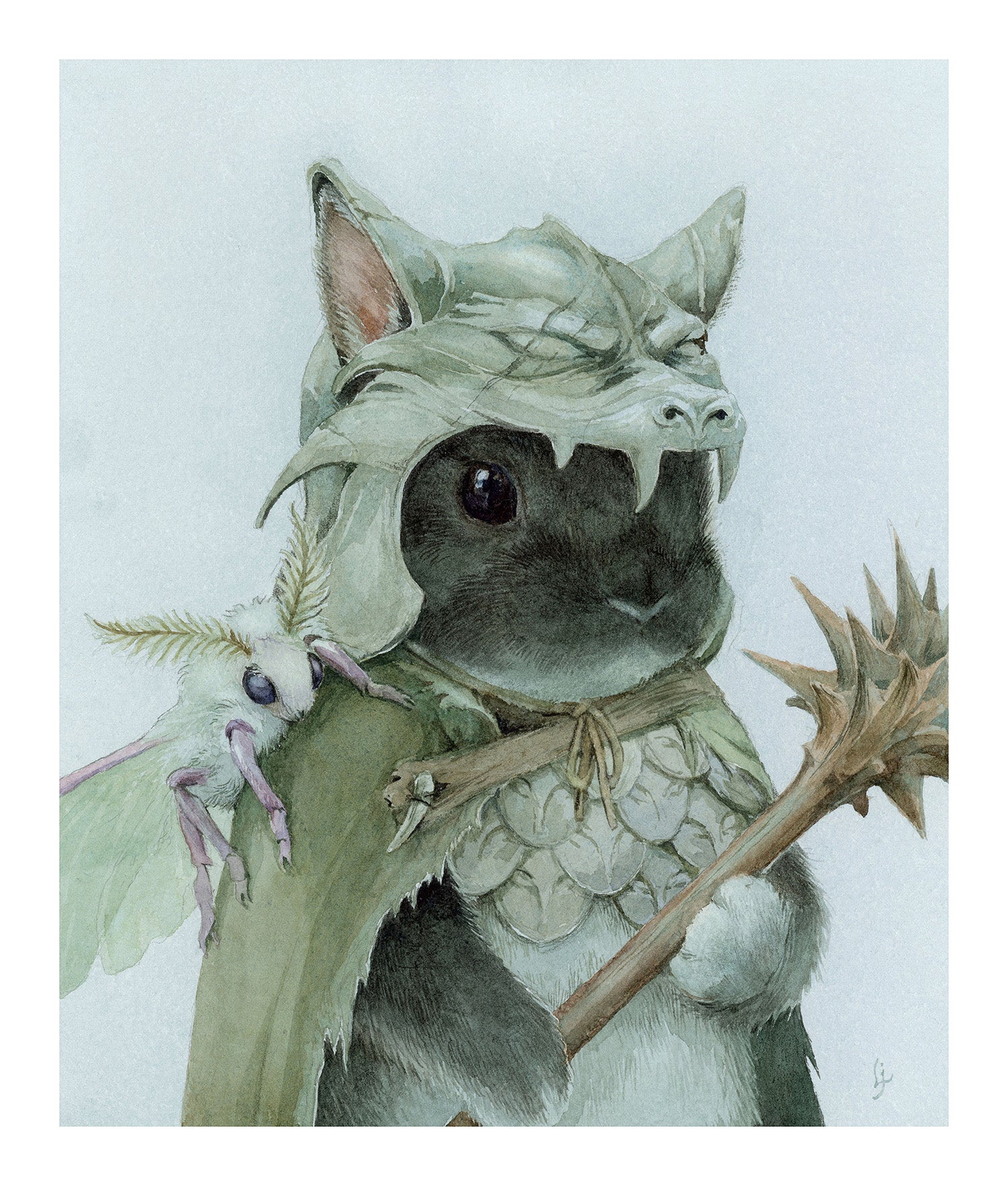Lily Seika Jones - The Wolf Bunny Print