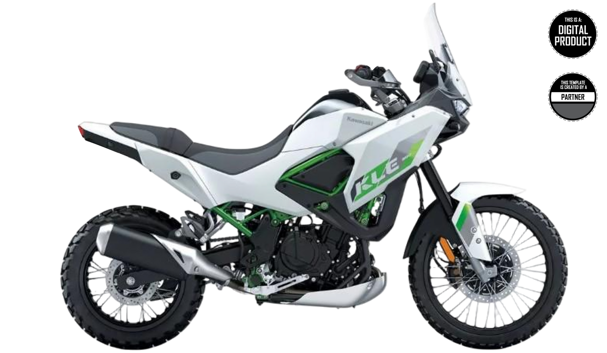KAWASAKI KLE 500 2026 TEMPLATE