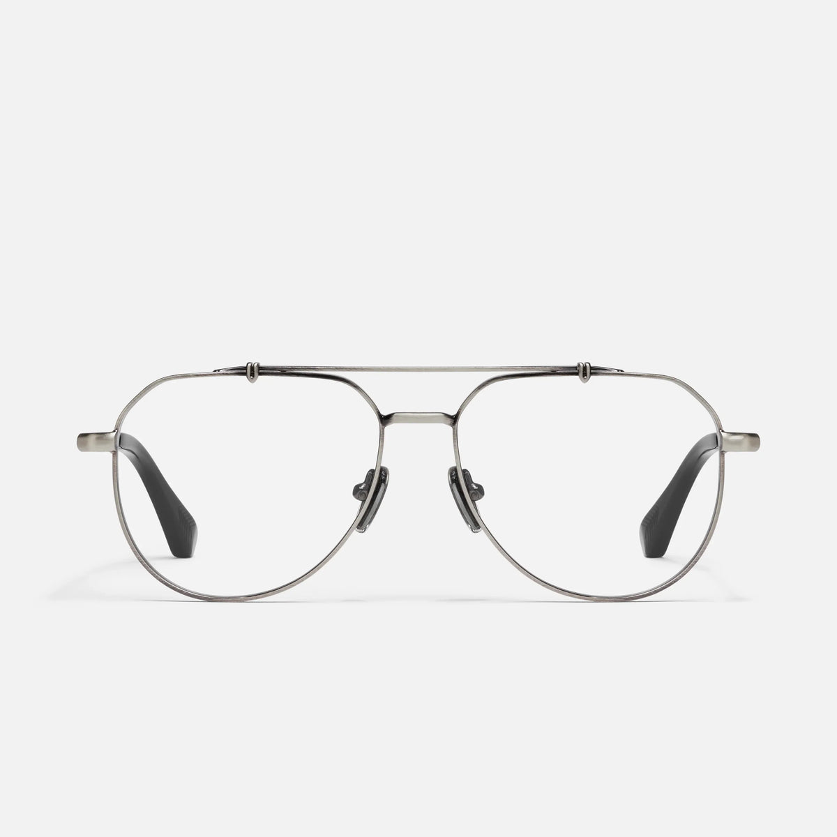 QUAY All Caps Optical Eyeglasses - Brushed Gunmetal (Exclusively In-Store)