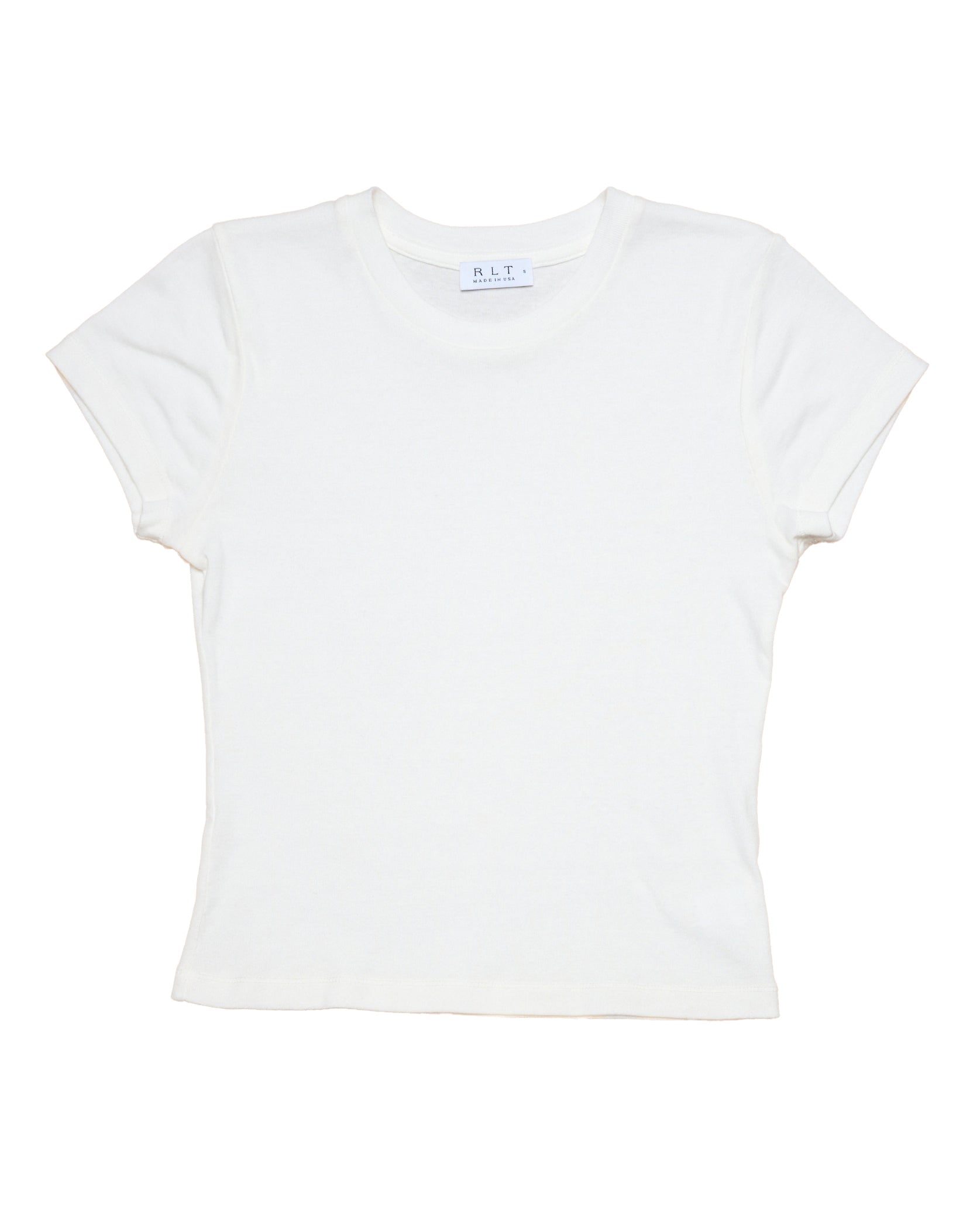 RLT COTTON CASHMERE CLASSIC TEE - WHITE