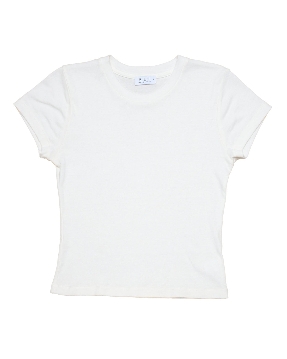 RLT COTTON CASHMERE CLASSIC TEE - WHITE