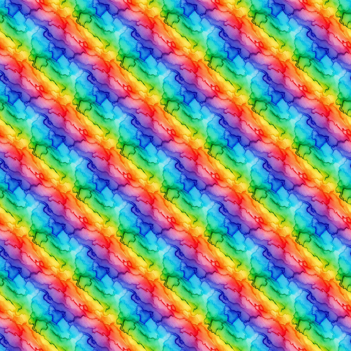 Radiant Rhapsody Bias Rainbow Multi Patrick Lose Northcott Cotton Fabric NC-PL-10734-100 | US Fabric Shop