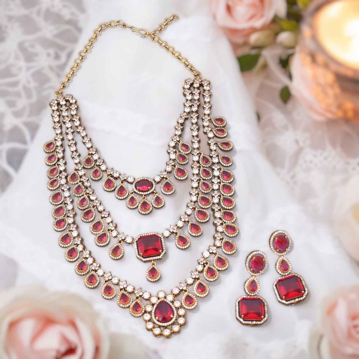 Rani Alishia Victorian Jewellery Set - New Arrival
