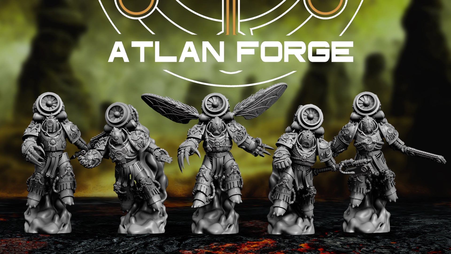 Mortis Alae Putris (Wings of Rot) (5-Unit Set) by Atlan Forge
