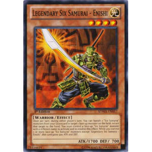 Legendary Six Samurai - Kageki - Structure Deck: Samurai Warlords [ULTRA RARE] [Moderately Played]