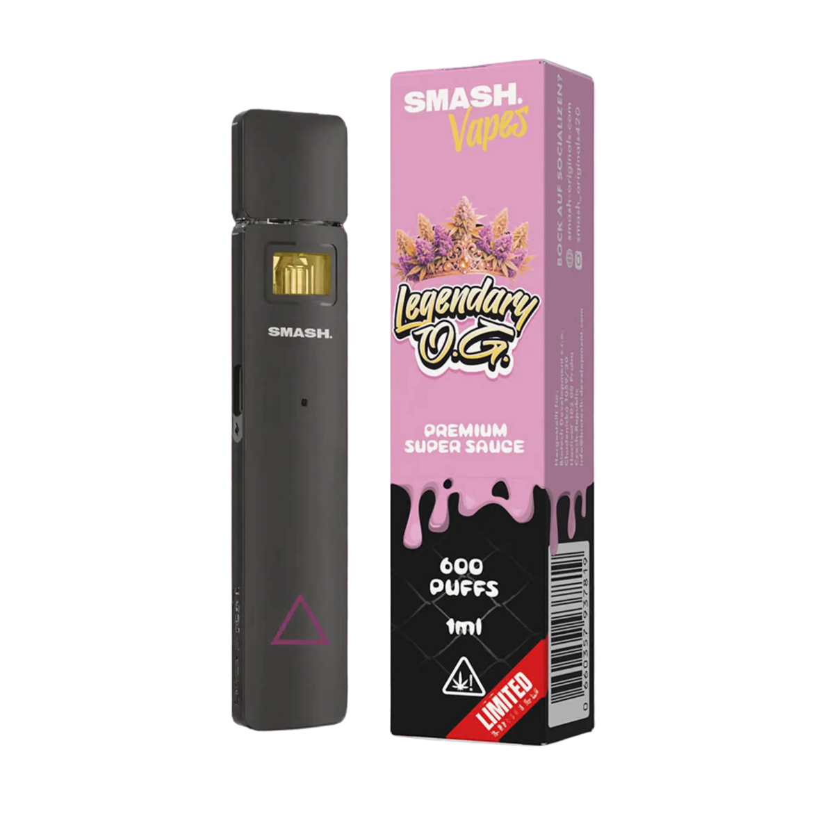 SMASH Super Sauce Vape Legendary O.G