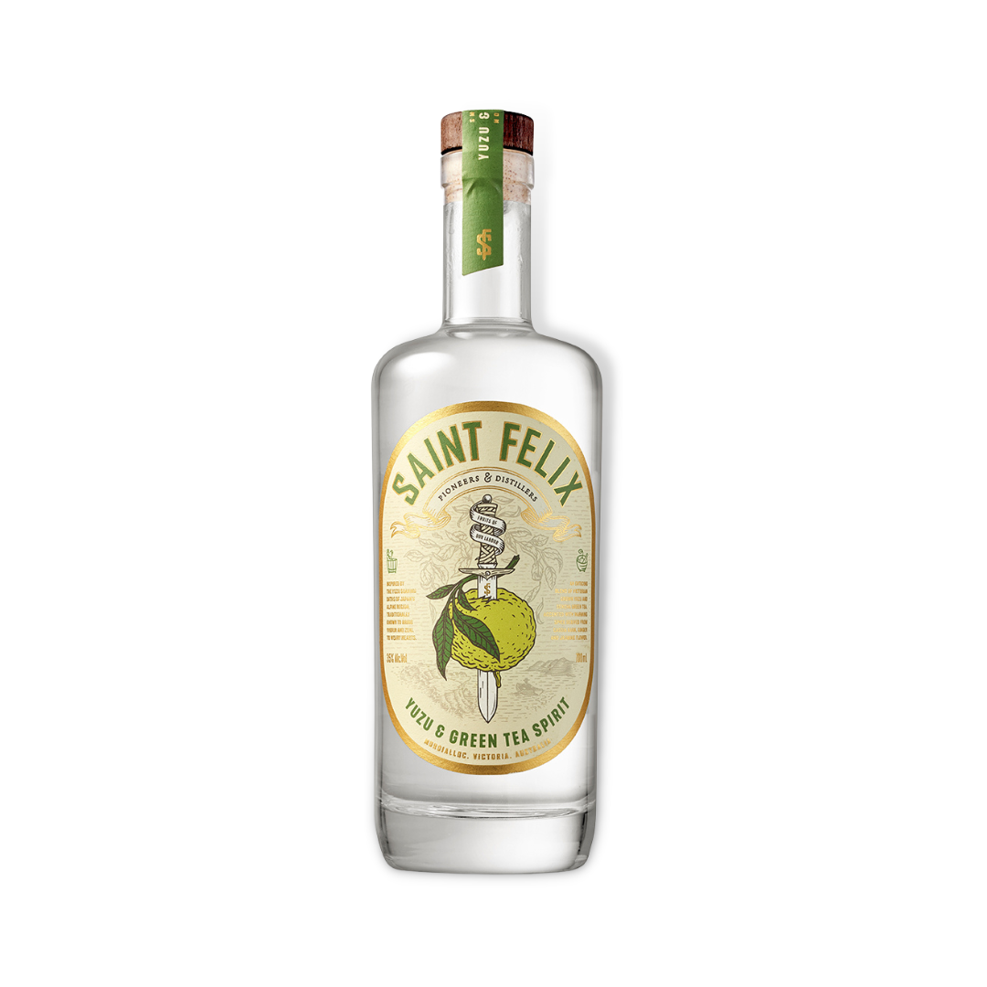 Australian Vodka -Saint Felix Distillery Yuzu & Green Tea Spirit 700ml / 5ltr (ABV 35%)